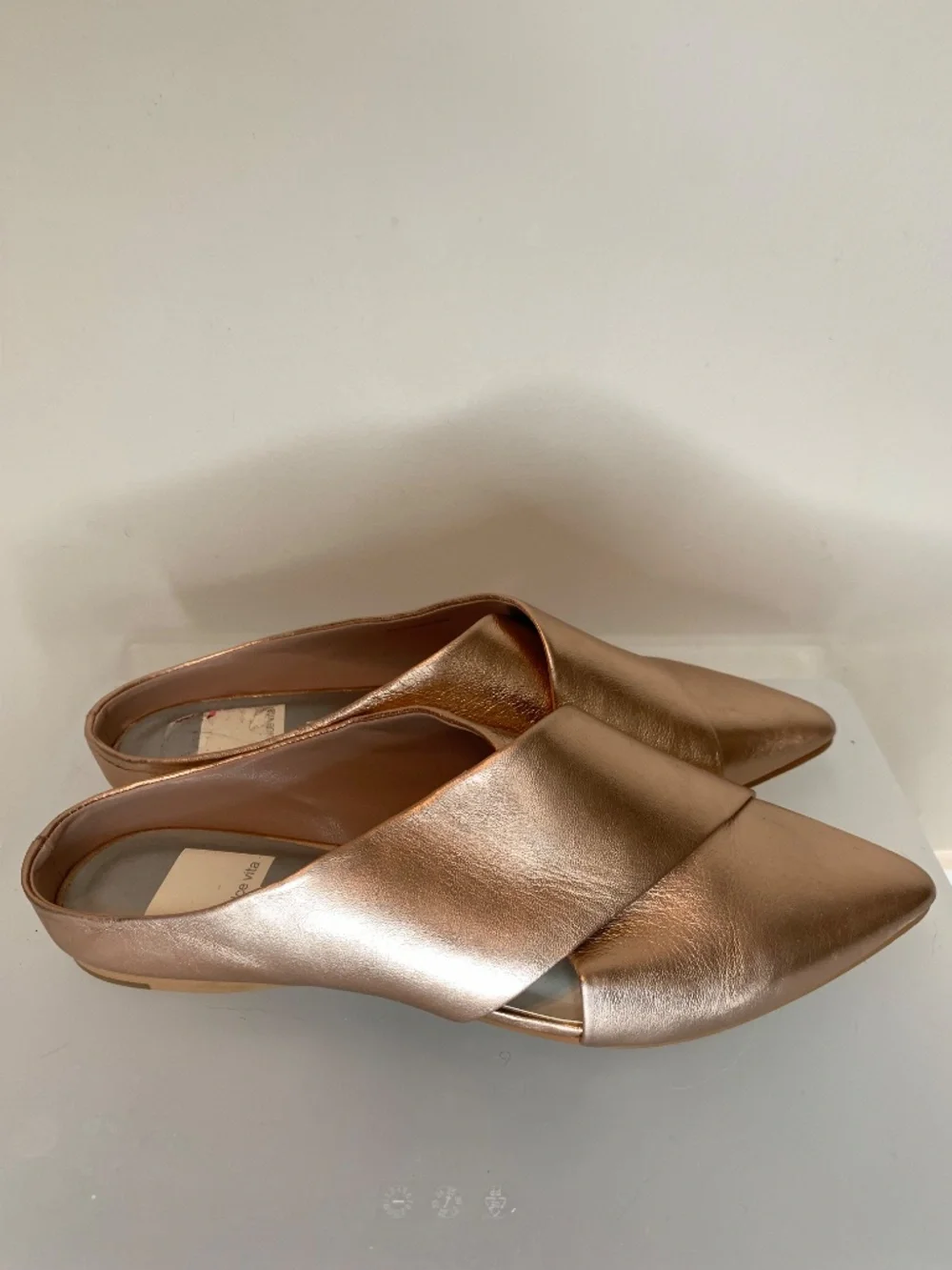 Dolce Vita Camia Mule Rose Gold Leather 7.5 - Picture 9 of 10